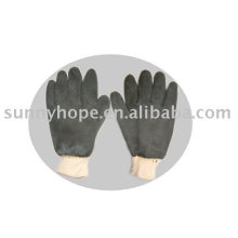 Неопреновые перчатки с шероховатой отделкой для химических полей
